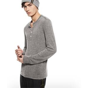 OTD On This Day Superfine Wool Henley Sweater